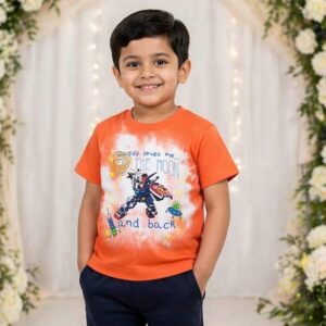 Kids Boys Round Neck T-Shirt – Soft Cotton Comfort - Image 7