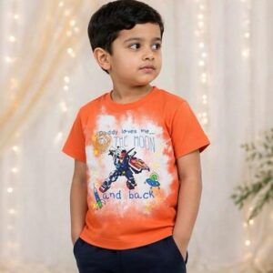 Kids Boys Round Neck T-Shirt – Soft Cotton Comfort - Image 6